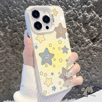 創意星星笑臉 iPhone 17 air 16E 16 PRO 15 PLUS 14 MAX 13MINI 12 手機殼