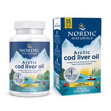 Nordic Naturals Arctic Cod Liver Oil 90 Softgels