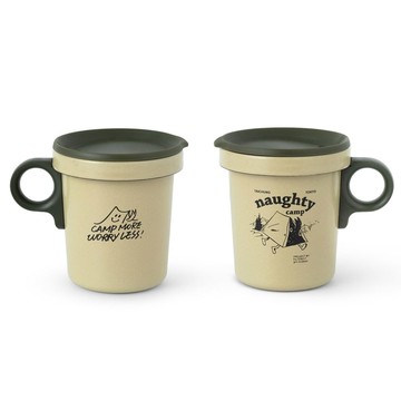 🈹特價7折🈹 FILTER017 x GRN Naughty Camp x ovject Enamel Hook Mug 聯名 搪瓷 琺瑯杯 (卡其色)