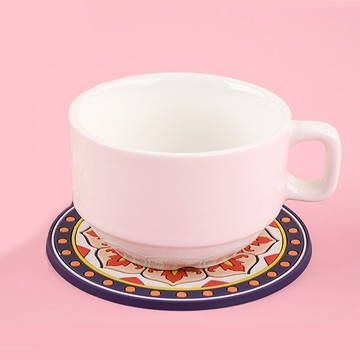 波西米亞風格杯墊 隔熱墊 杯墊桌墊 防燙隔熱墊 茶杯墊 裝飾餐墊 客製化禮品專家 6407