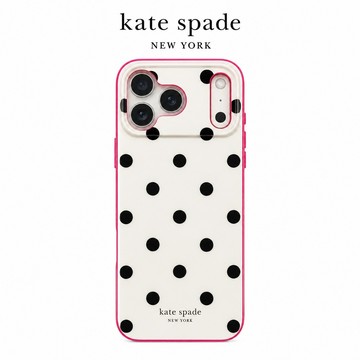 kate spade iPhone 18系列 精品磁吸防摔殼 粉漾點點 - iPhone 18 Pro