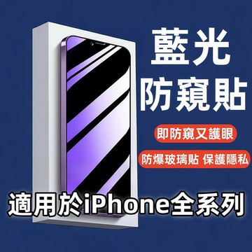 藍光 防窺貼 16E 滿版 玻璃貼 適用 蘋果 iPhone 17 15 14 13 12 11 pro max 保護貼