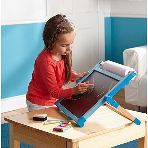 Deluxe DoubleーSided Tabletop Easel (Arts  Crafts, 42 Pieces, 17.5” H x 20.