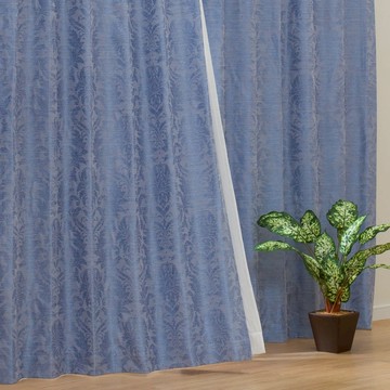 遮光2級 隔熱 窗簾兩件組 PK009 BL 100×200×2 NITORI宜得利家居