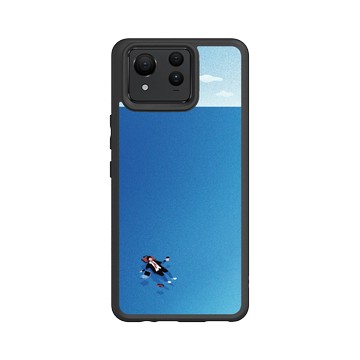 Zenfone 11 Ultra SolidSuit 黑 - Ocean Collection: Let's Sea 海洋系列：一路向海 - 浪它去吧