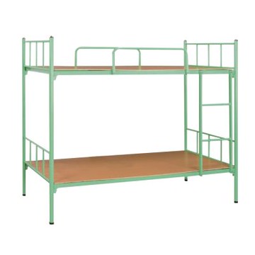 文創集 洛汗亞3.2尺單人圓管鐵製雙層床台組合(二色可選)-95x199x169cm免組