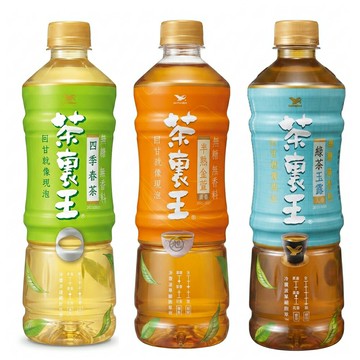 茶裏王金蓋系列(綠茶玉露/四季春茶/半熟金萱) 600ml (箱購24瓶)*小柚子*