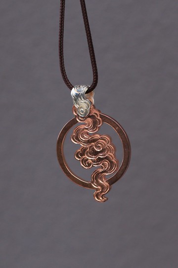 壹染指原創純手工 | 999純銀+純銅 | 祥云項鏈 | 現貨一件