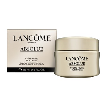 【LANCOME 蘭蔻】絕對完美黃金玫瑰修護乳霜 15ml #豐潤版