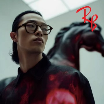 Ray Ban 雷朋 馬年限定款 亞洲版 時尚多邊框光學眼鏡 RB7259D 8493 52mm 深棕 公司貨