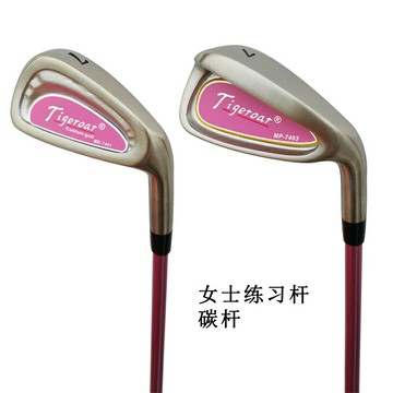 正品Tigeroar高爾夫球桿女士用初學7#號鐵練習桿碳素桿身七號鐵桿