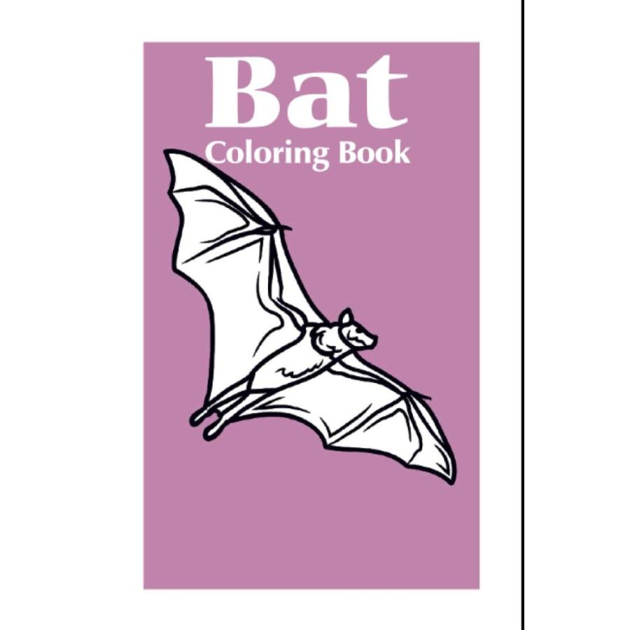 Bat Coloring book for kids: ages to 12 years