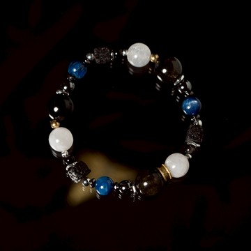 實力無窮｜金曜石白月光藍晶手鍊 C1745