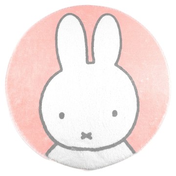 miffy 米飛 織物地墊 絨毛款  粉色  50 x 50cm