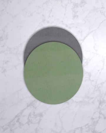 VIDA Snakeskin Round Placemat, Set of 4