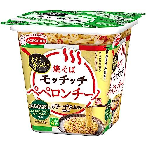 エースコック 焼そばモッチッチ ペペロンチーノ風 オリーブオイル仕立て 94g ×12個