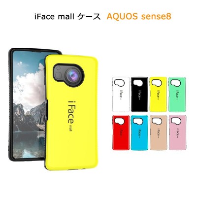 iFace mall AQUOS sense8 ケース ストラップホール 耐衝撃 SH-54D 