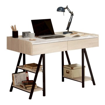 【Hampton 漢汀堡】娜蒂雅4尺置物書桌