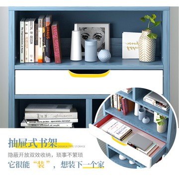 書柜書架省空間落地多層現代簡約家用簡易柜子客廳收納架子置物架