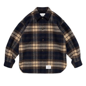 25AW WTAPS WCPO / JACKET / WOPL. MELTON. TEXTILE (BEIGE)