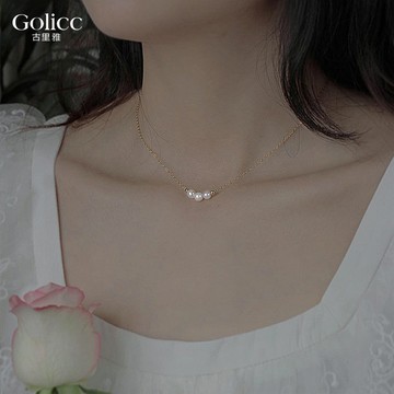 【Gulicc】古莉可 項鍊 巴洛克珍珠項鍊