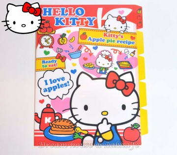 日本限定 正版三麗鷗 Sanrio Hello Kitty 五層 L型 資料夾/檔案夾/文件夾 ★ 日本製 ★