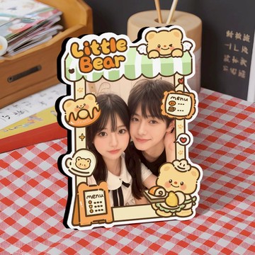 🌸台灣出貨🌸相框 客製化相框 卡通相框 相框diy擺臺 桌面擺件 照片打印 紀念相框  立式相框 情侶相框擺件 交換禮物