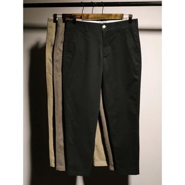 日常百搭直筒九分休閑褲男士鳥店男裝秋季韓版商務修身舒適布褲男