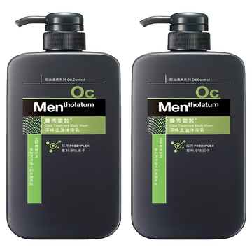 MENTHOLATUM 曼秀雷敦 淨味去油沐浴乳 雅緻麝香調  650ml  2瓶