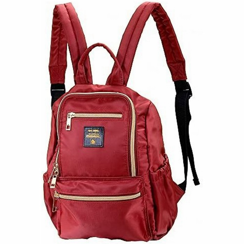 クーアイ Kuai バッグ レディース 小ぶりなサイズ リュック ミニリュック 小さめ 軽量 撥水加工 コンパクト ポケットたくさん おしゃれ レッド 通販 Lineポイント最大0 5 Get Lineショッピング