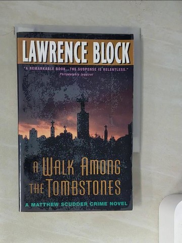【書寶二手書T3／原文小說_RZX】A Walk among the Tombstones (Reprint)_Block, Lawrence