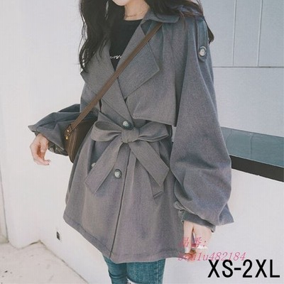 レディース ショートトレンチコート 春コート ジャケット 長袖 軽量 韓国風 小さいサイズ 春秋 着痩せ 通勤 可愛い 通販 Lineポイント最大get Lineショッピング