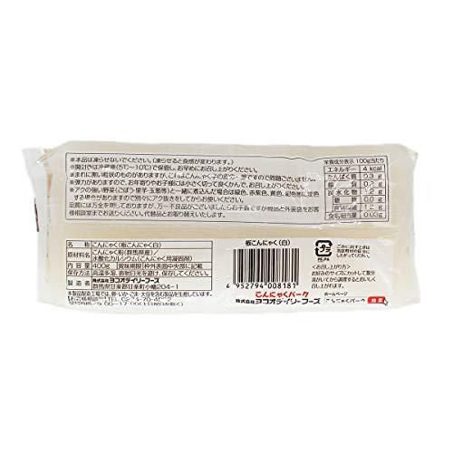 こんにゃくパーク 田舎育ち 板こんにゃく 白 Lサイズ 400g ×25袋入