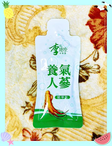 【裸包裝】 李時珍 養氣人蔘精華飲(35ml/包)