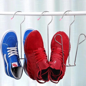 創意防風雙鉤陽臺曬鞋架多功能掛鞋子的晾鞋架掛鉤晾鞋架子晾曬架