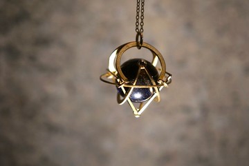 藍砂石 星球 項鍊 頸鏈 簡約 中性 聖誕禮物 聖誕包裝 男友禮物