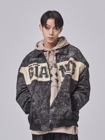 中間拼皮水洗限定薄外套