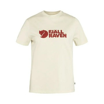 ├登山樂┤瑞典 Fjallraven Logo T-shirt 有機棉T恤 女 FR87146-113 粉筆白