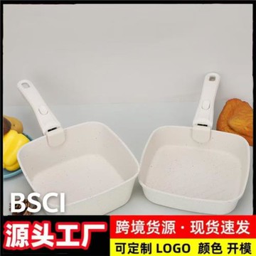 小鴨陶瓷不粘鍋煎炒鍋少油煙可卸把手湯蒸鍋套裝電磁爐燃氣灶通用