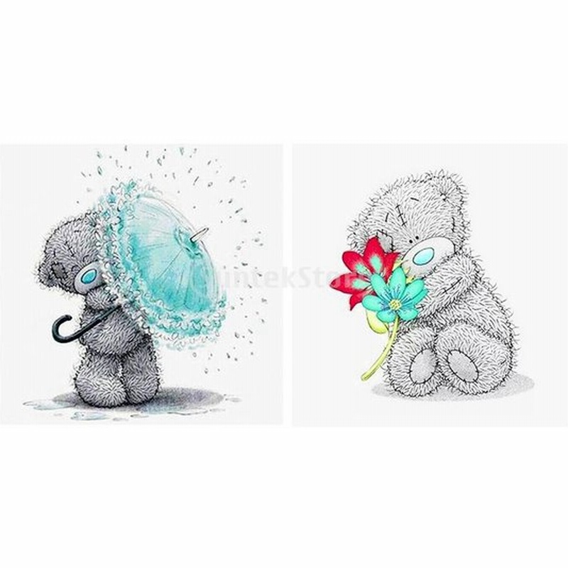 ダイヤモンドペインティング 5d Diy 現代壁の絵 部屋飾り かわいい 漫画 ベア 2ピース 通販 Lineポイント最大0 5 Get Lineショッピング