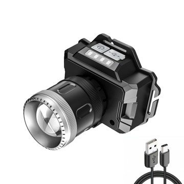 WIDE VIEW 三檔變焦充電式LED感應頭燈(YD-929)