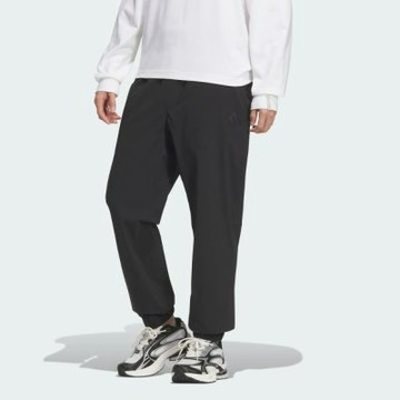 adidas 愛迪達 長褲 男 運動褲 縮口 亞規 ES+ WV JOGGER 黑 KA1284 (L5219)