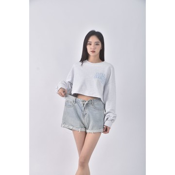 (L) 丹寧牛仔藍色短褲二手衣