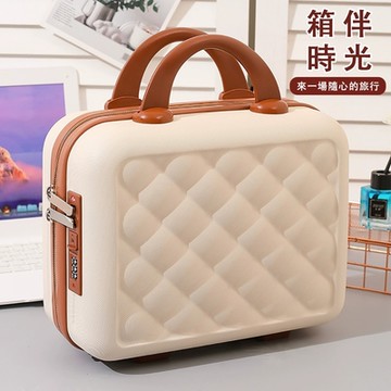手提行李箱 小型化妝箱 高級感16寸輕便登機箱 時尚迷你多功能旅行箱 密碼箱 手提箱