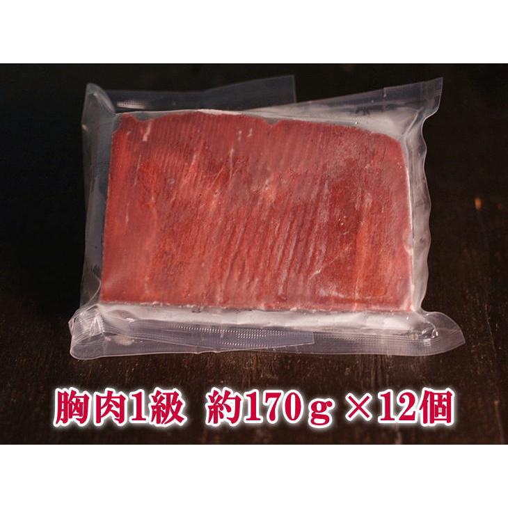 日野商店 北西太平洋産 イワシ鯨 赤肉（胸肉）1級 170g 12個セット 3992-12