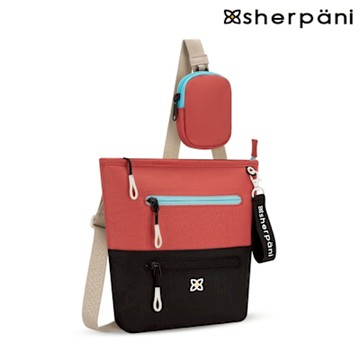 Sherpani 防潑水多功能斜背包 Sadie 4L｜珊瑚紅Reef【升級版】