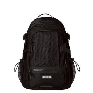 【NEIKIDNIS】Prime 環保尼龍後背包(25L)_黑色_韓國MZ世代必備包款_防潑水可放16吋筆電