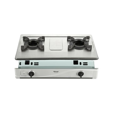 Rinnai 嵌入式內焰不鏽鋼雙口爐RBTS-N2601S(基本安裝)