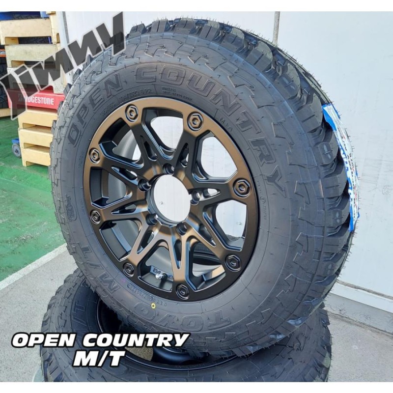 ジムニー JIMNY タイヤホイール 16インチ BDX05 TOYO OPENCOUNTRY M/T-R 195R16 - タイヤ・ホイールセット