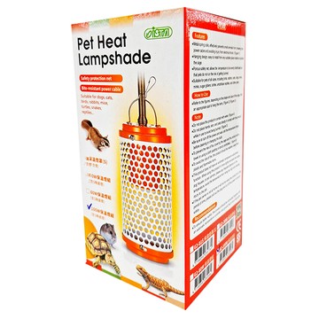 ISTA 伊士達 100W寵物保溫燈組 適用於各種大小之兔、貓、狗、鼠、蜜袋鼯、鳥禽、兩棲爬蟲等  80 x 80 x 180mm  1個
